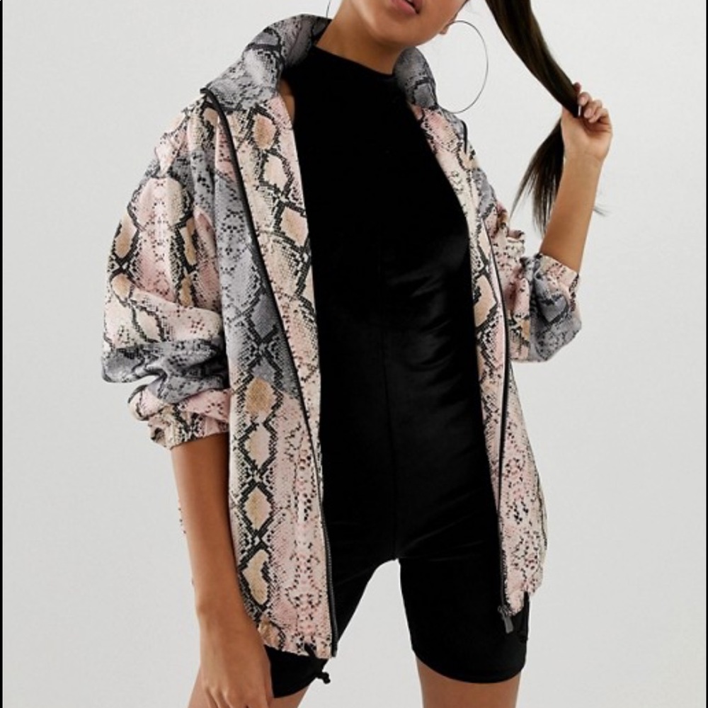 ASOS Snake Skin Bomber Jacket